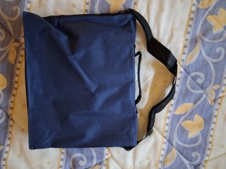 Bolsa portadocumentos azul