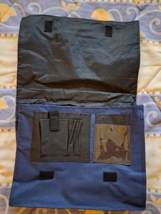 Bolsa portadocumentos azul