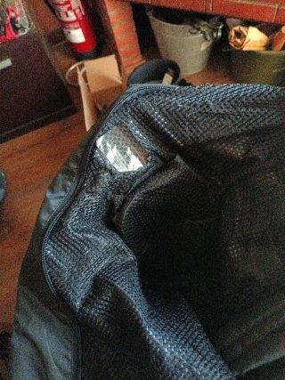 Chaqueta Moto Touring Negra con protecciones.