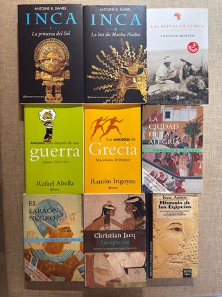 Libros (precios en descripción)