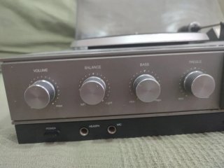 Centro Musical Philips 902 del 78 y sus altavoces