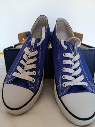 Scarpe sportive donna blu e bianche