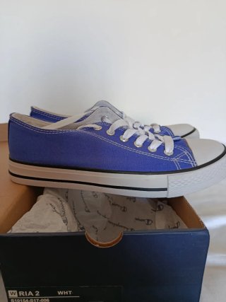 Scarpe sportive donna blu e bianche
