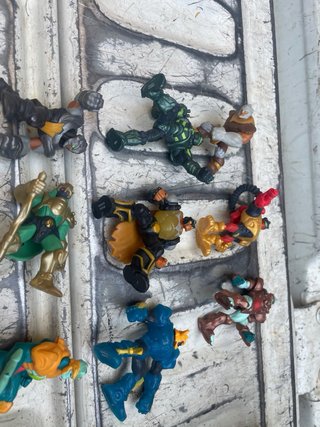 Lotto 12 Action Figures Vintage 15 pezzi