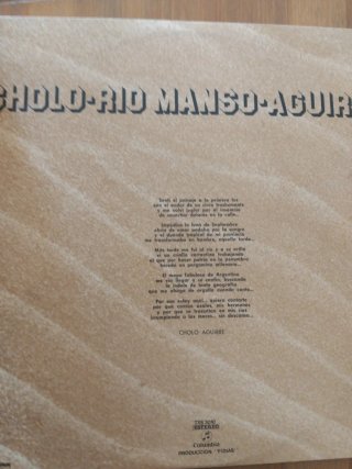 Cholo Aguirre LP Vinilo Rio manso