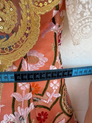 Traje Fallera Salmón Multicolor
