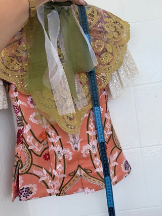 Traje Fallera Salmón Multicolor