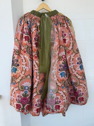 Traje Fallera Salmón Multicolor
