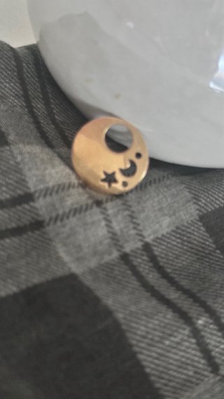 Colgante oro luna y estrellas