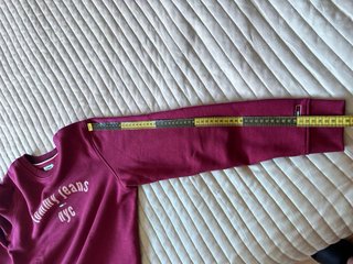 Sudadera Tommy Jeans burdeos