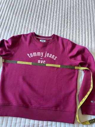 Sudadera Tommy Jeans burdeos
