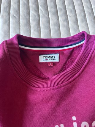 Sudadera Tommy Jeans burdeos