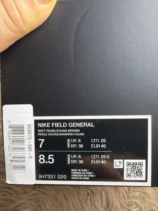 Nike Scarpe Field General 40 Panna Nuove