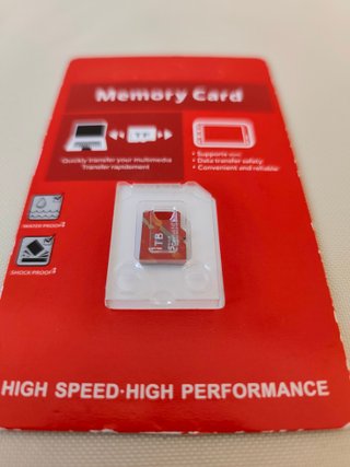 Tarjeta microSD TF 1TB alta velocidad - Nueva
