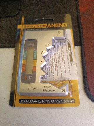 ANENG Tester de Pilas C/AA/AAA/D/N/9V