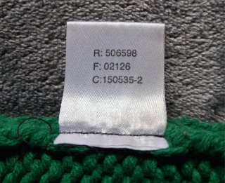 Jersey de invierno verde.