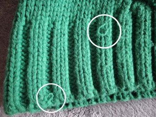 Jersey de invierno verde.