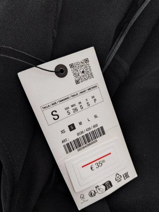 Vestido Zara Negro Sin Estrenar