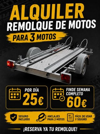 Alquiler remolque motos