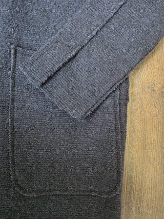 Abrigo punto Zara azul marino talla XS
