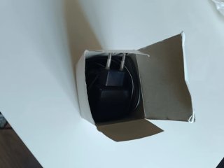 Adaptador de corriente negro