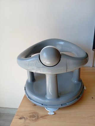 Silla bebé bañera gris