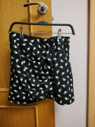 Falda estampada gatos talla S
