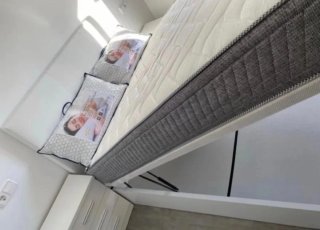Canapé abatible con colchones viscoelástica