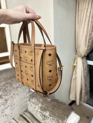 Bolso Shopper MCM Visetos Monograma Clásico