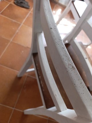 4 sillas de madera para restaurar