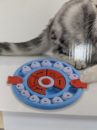 Plato interactivo para mascotas Pet pizza