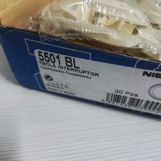 Tecla Interruptor Niessen Tacto - Blanco 5501 BL
