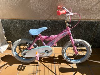 Bicicleta infantil rosa