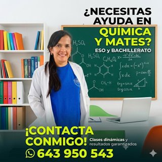 Profesor Particular de Química y Matemáticas