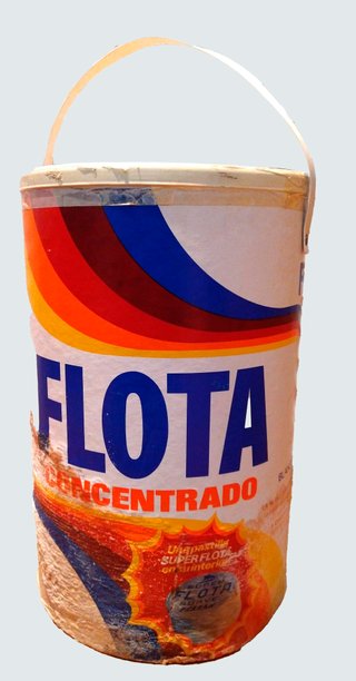 2 Tambores Vintage Detergente Luzil y Flota