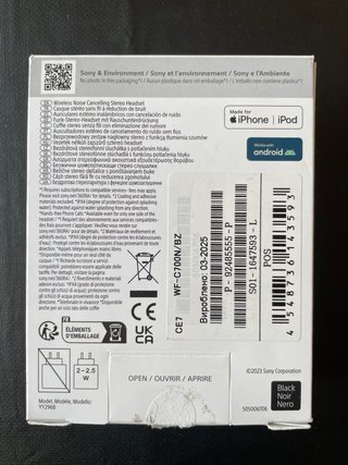 Auriculares Sony WF-C700N Negros/Grises