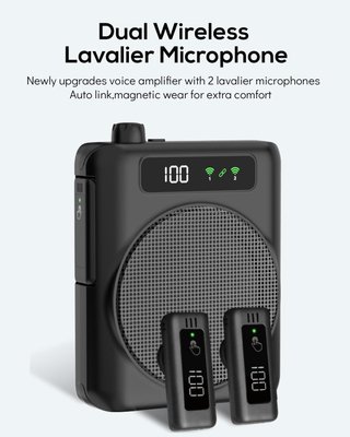 Amplificador de voz con micrófono inalámbrico