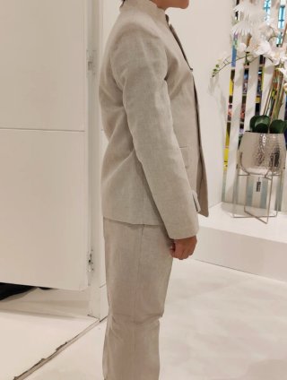 Traje de lino para niño