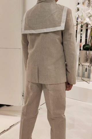 Traje de lino para niño