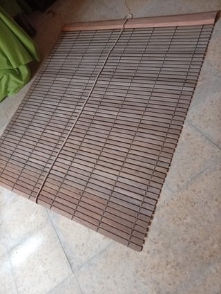 Persiana de bambú enrollable