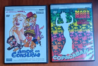 LOTE 10 PELÍCULAS HERMANOS MARX. DVD.