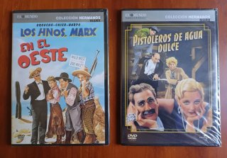 LOTE 10 PELÍCULAS HERMANOS MARX. DVD.