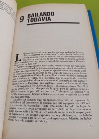 Libro Bruce Springsteen "Glory Days"