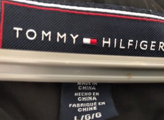 Piumino Tommy Hilfiger nero nuovo