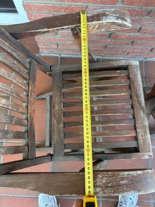 2 Sillas de Madera Teka