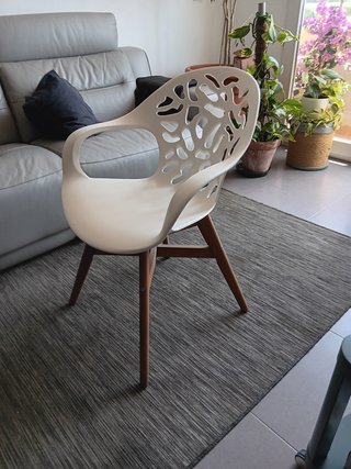 3 Sillas Nórdicas Ikea Madera y Plástico