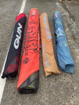 2 Tavole Windsurf Complete più 4 Vele