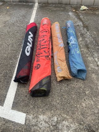 2 Tavole Windsurf Complete più 4 Vele