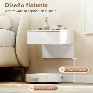 Juego 2 Mesitas Noche Flotantes Cajón
