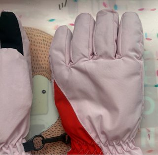 GUANTES NIEVE ROSAS